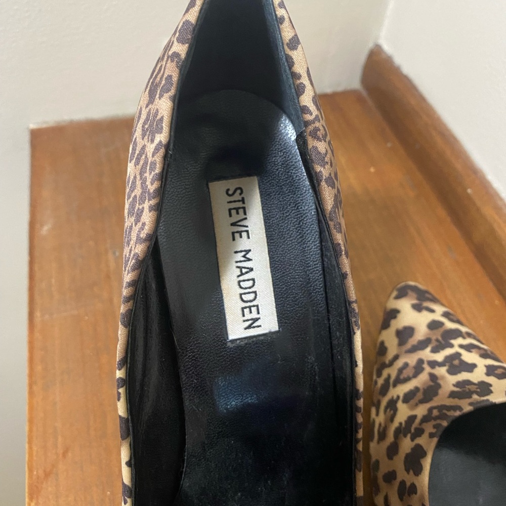 Steve Madden Animal Print Heels - Picture 2 of 4